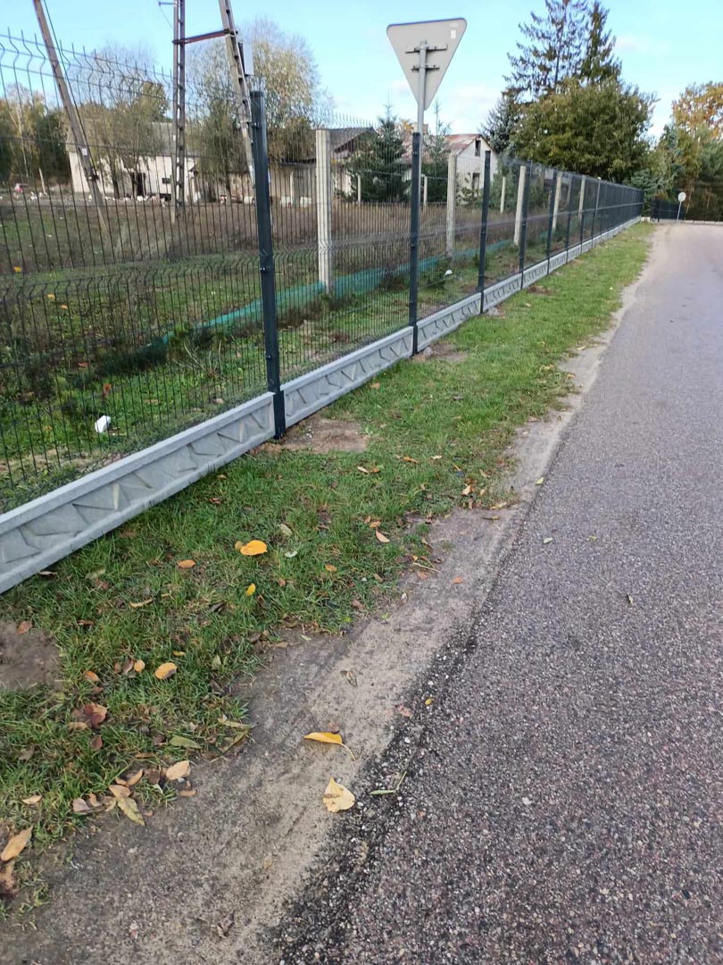 Podmurówka prefabrykowana. Ogrodzenia. System ogrodzeń SILD.