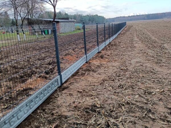 Podmurówka prefabrykowana. Ogrodzenia. System ogrodzeń SILD.