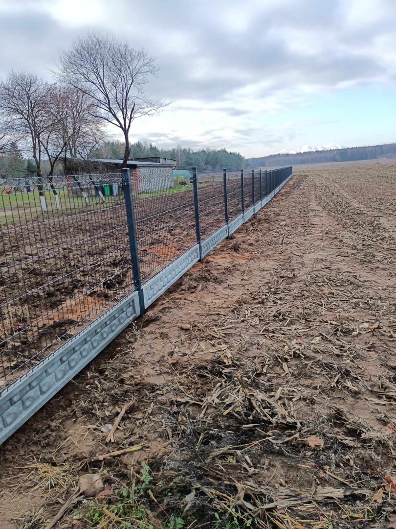 Podmurówka prefabrykowana. Ogrodzenia. System ogrodzeń SILD.