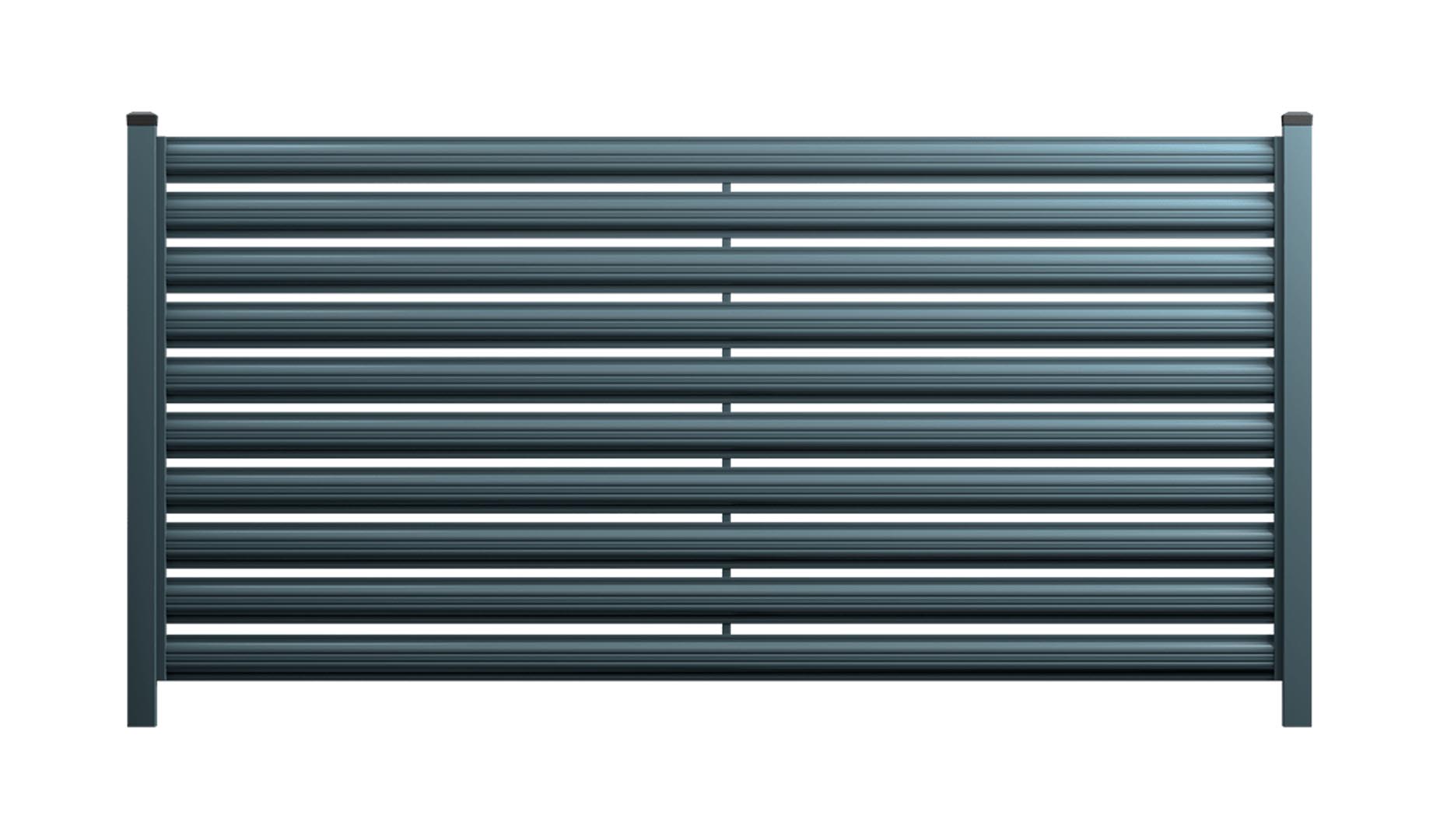 Przęsło palisadowe. Ogrodzenia palisadowe. Ogrodzenia. System ogrodzeń. SILD.