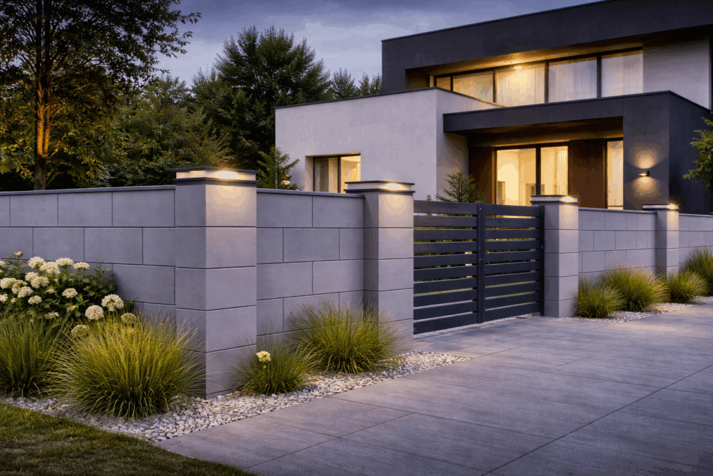 Bloczki ogrodzeniowe gładkie - SILD Ogrodzenia