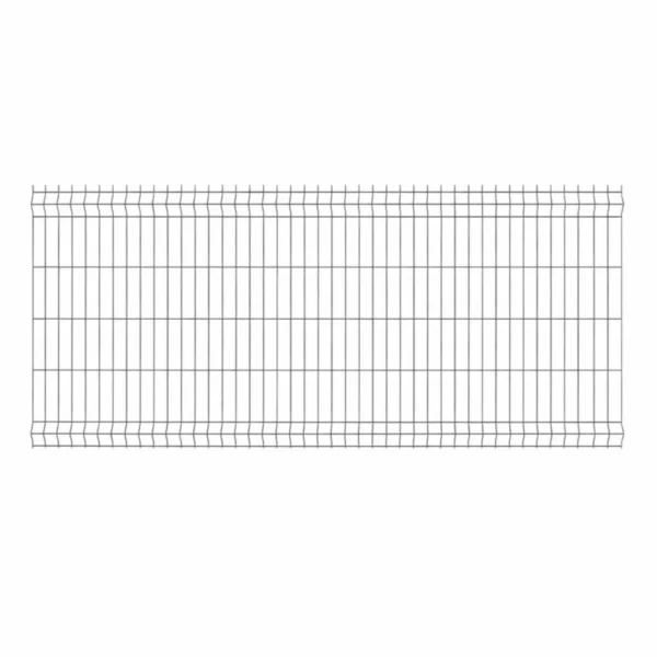 Niski panel ogrodzeniowy 3D 103x250 cm z drutu fi 4 mm antracyt