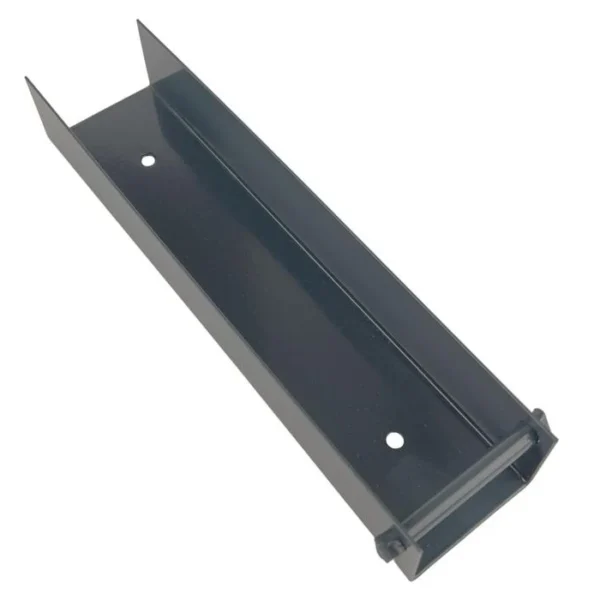 Solidny ceownik do podmurówki 250x55 mm w kolorze antracytowym, blacha 1,5 mm.
