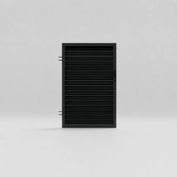 Furtka Verto żaluzja pozioma na wymiar antracyt z profili 80x20 mm