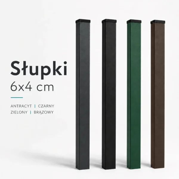 Słupki 6x4 cm