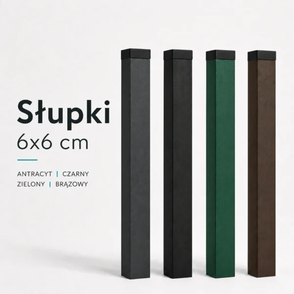 Słupki 6x6 cm
