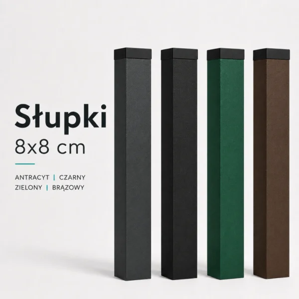 Słupki 8x8 cm